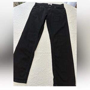 Luke & Dutch Mens 32/30 Black Regular Fit Denim Pants